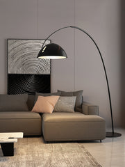 Scandinavian style Arc floor lamp – Elegant LED lighting with adjustable arm