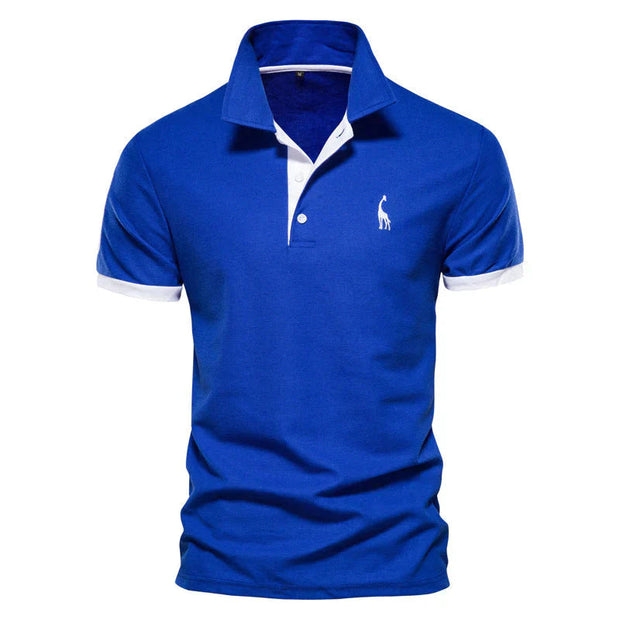 Ultimate Comfort Polo in Premium Cotton with Elegant Embroidery – Casual and Sophisticated Style