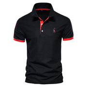 Ultimate Comfort Polo in Premium Cotton with Elegant Embroidery – Casual and Sophisticated Style