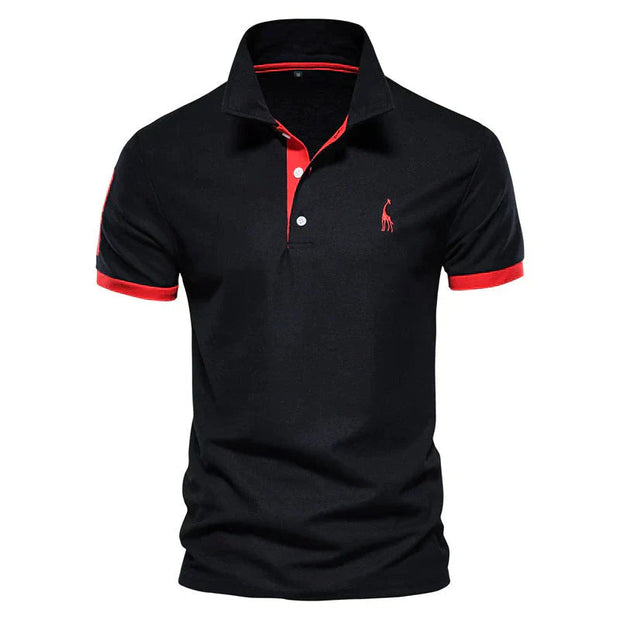 Ultimate Comfort Polo in Premium Cotton with Elegant Embroidery – Casual and Sophisticated Style