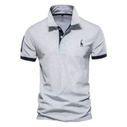 Ultimate Comfort Polo in Premium Cotton with Elegant Embroidery – Casual and Sophisticated Style