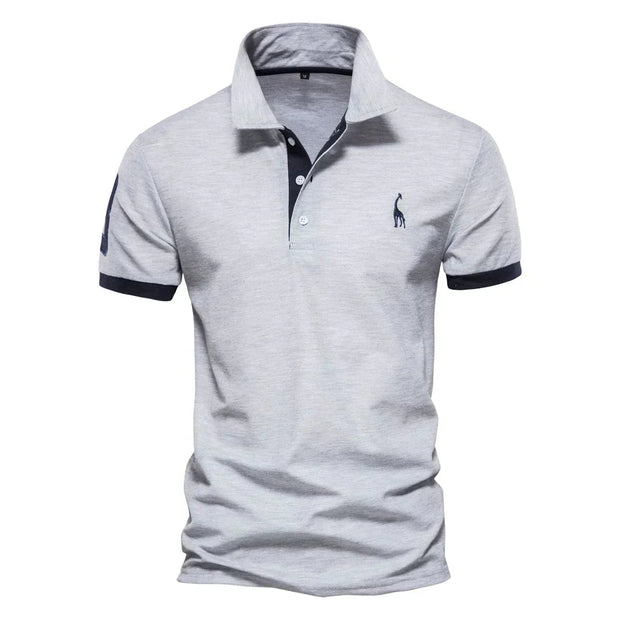Ultimate Comfort Polo in Premium Cotton with Elegant Embroidery – Casual and Sophisticated Style