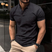 Men's Cotton Long Sleeve Polo – Summer Elegance and Comfort, Available in Multiple Colors and Sizes