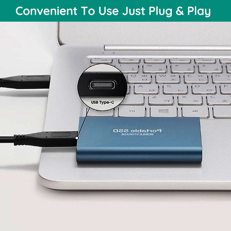 Ultrasnelle draagbare SSD – Betrouwbare en stijlvolle externe opslag met USB 3.1-connectiviteit