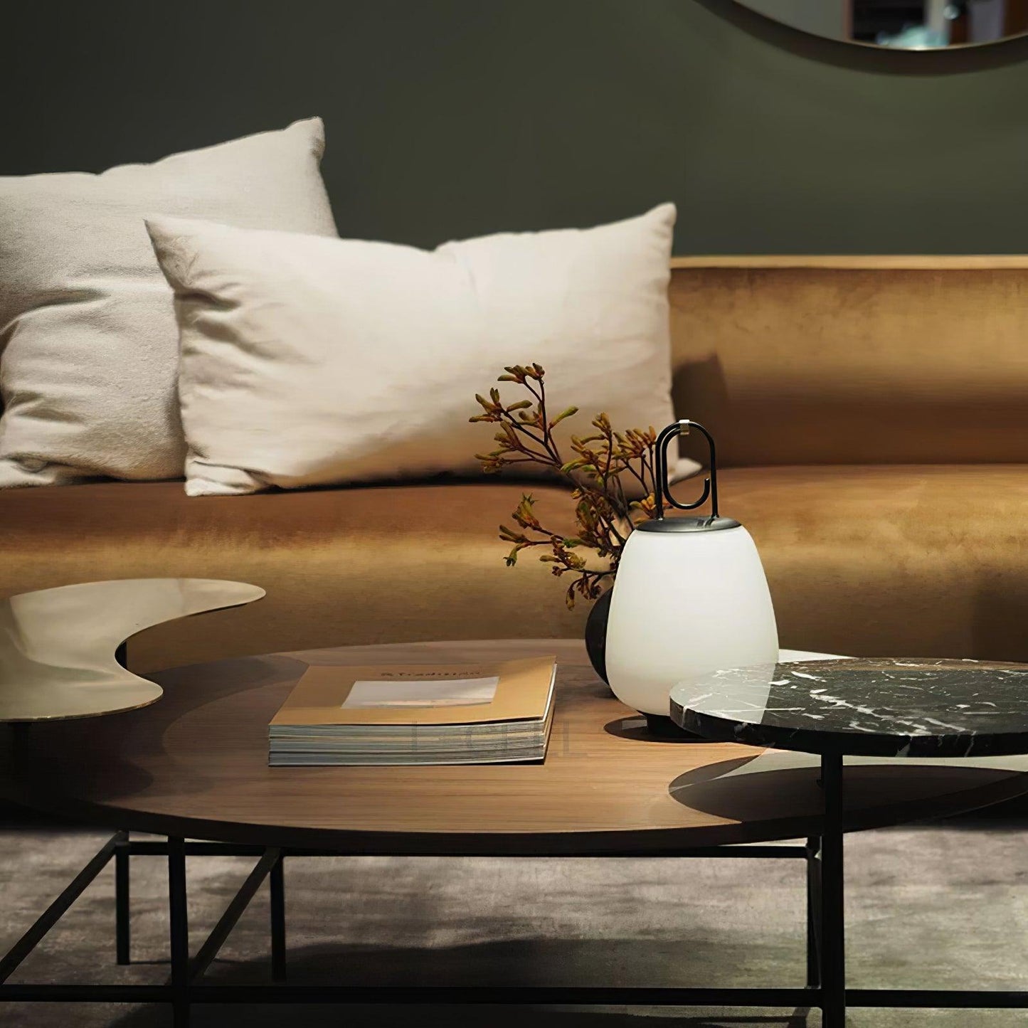 Draagbare USB-tafellamp geïnspireerd op Scandinavische stijl – Elegante dimbare LED-verlichting