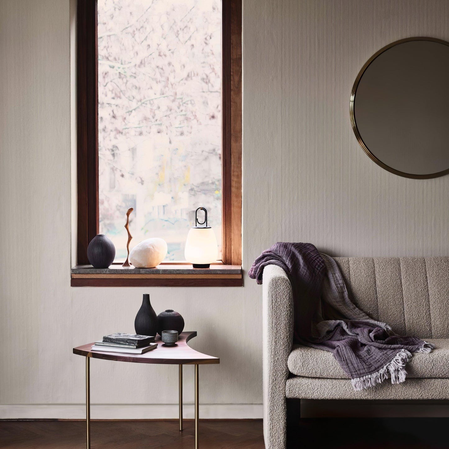 Draagbare USB-tafellamp geïnspireerd op Scandinavische stijl – Elegante dimbare LED-verlichting