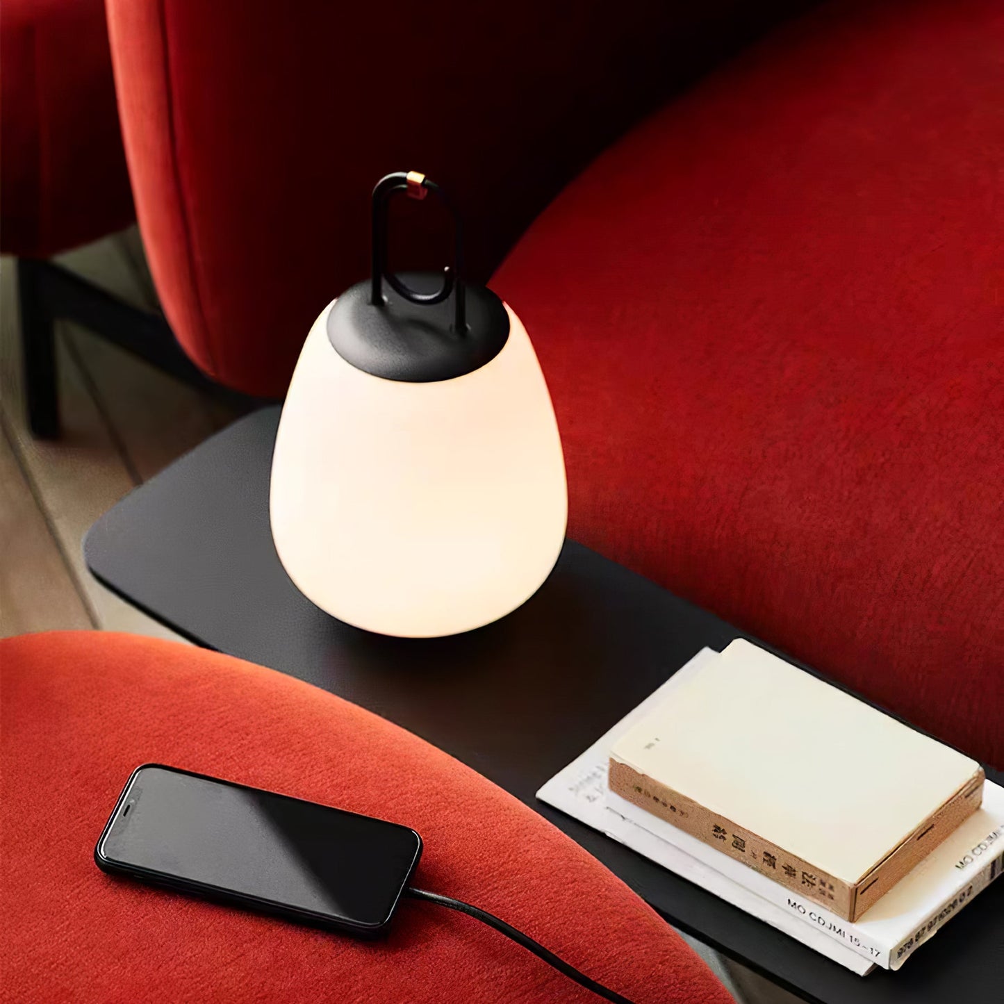Draagbare USB-tafellamp geïnspireerd op Scandinavische stijl – Elegante dimbare LED-verlichting