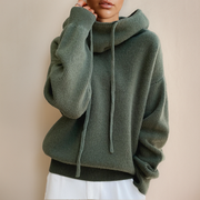 Women's Ultra-Soft Merino Wool Turtleneck Sweater - Elegant and Warm Comfort, Fitted Cut, Ideal for Winter