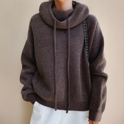 Women's Ultra-Soft Merino Wool Turtleneck Sweater - Elegant and Warm Comfort, Fitted Cut, Ideal for Winter