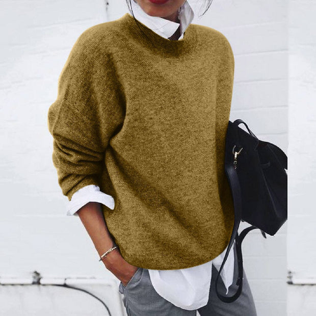 Elegant Knitted Sweater in Soft Fibers - Luxurious Comfort and Contemporary Style