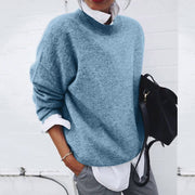 Elegant Knitted Sweater in Soft Fibers - Luxurious Comfort and Contemporary Style