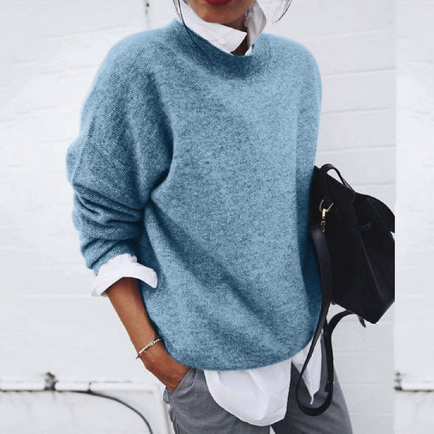 Elegant Knitted Sweater in Soft Fibers - Luxurious Comfort and Contemporary Style