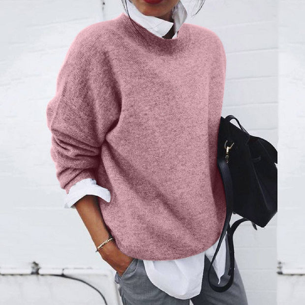 Elegant Knitted Sweater in Soft Fibers - Luxurious Comfort and Contemporary Style