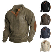 Corduroy Velvet Sweater for Men - Elegance and Optimal Comfort for Winter