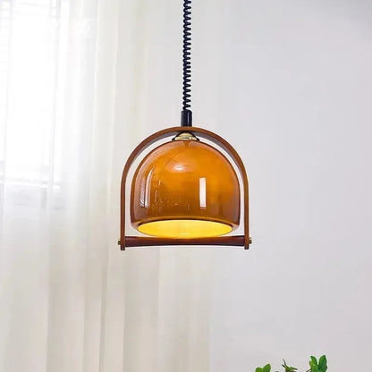 Lustre en Bois Bauhaus Intemporel – Un Mélange Parfait de Charme Classique et de Style Contemporain