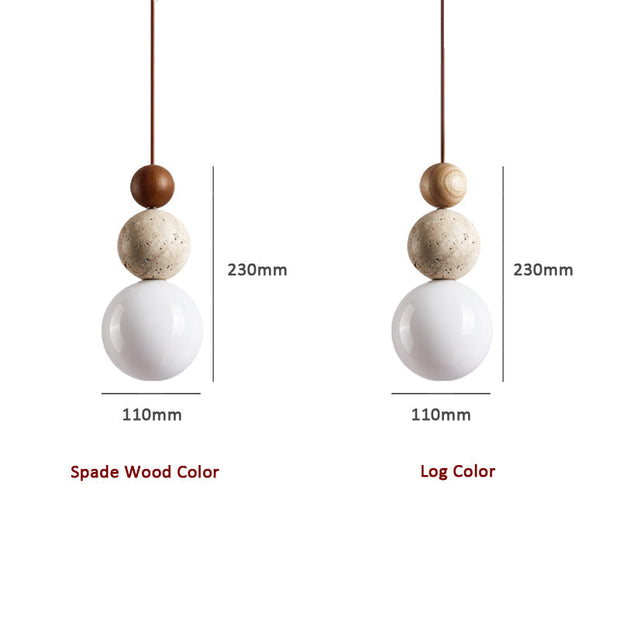 Elegant Chandelier in Lava Stone and Travertine – A Dazzling Fusion of Glass and Wood Textures
