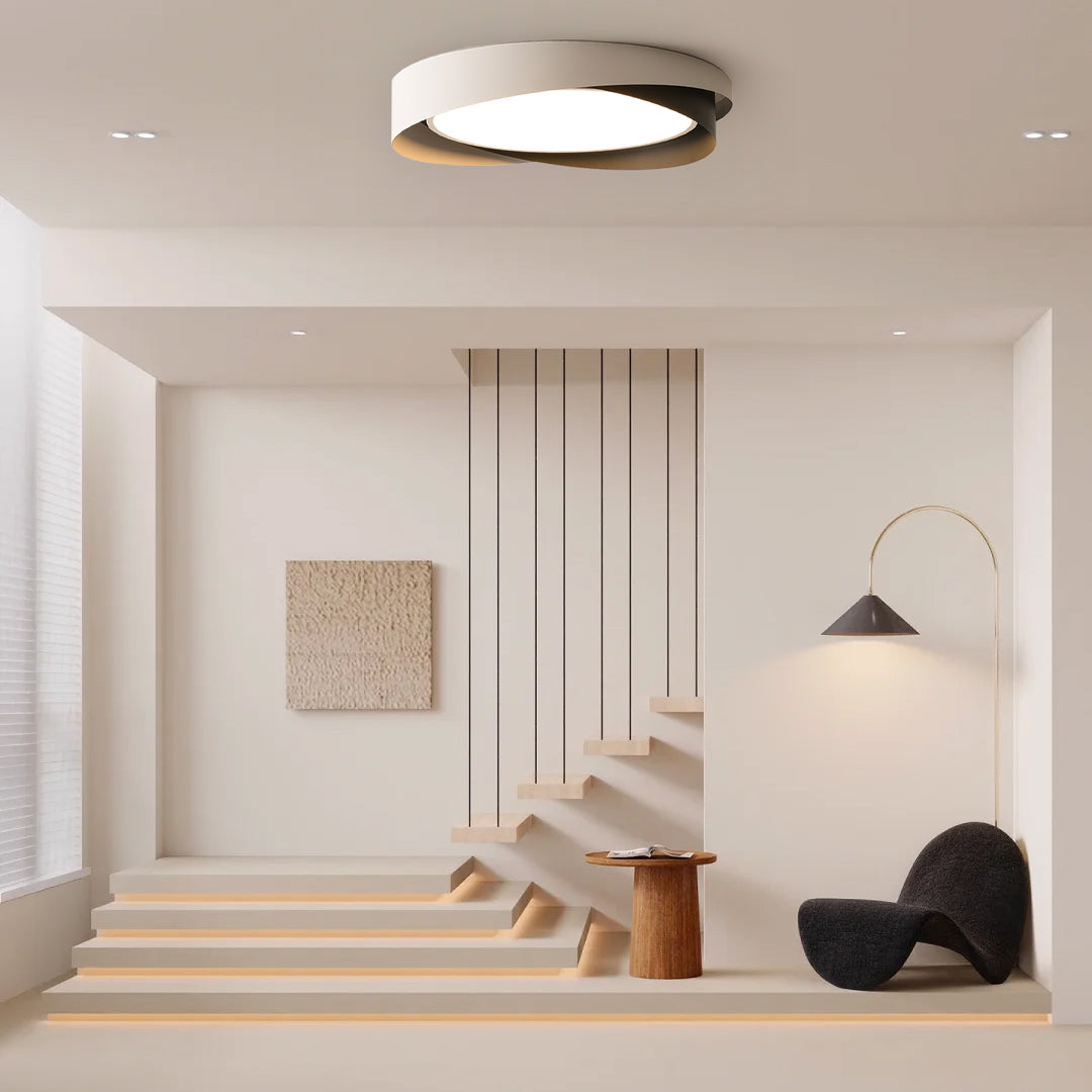 Lustre de plafond LED Quinn Élégant et Raffiné - Une Touche de Minimalisme Moderne