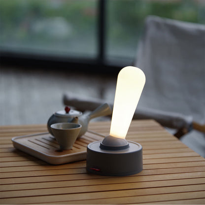 Lampe de table rétro chic - Style LED minimaliste élégant
