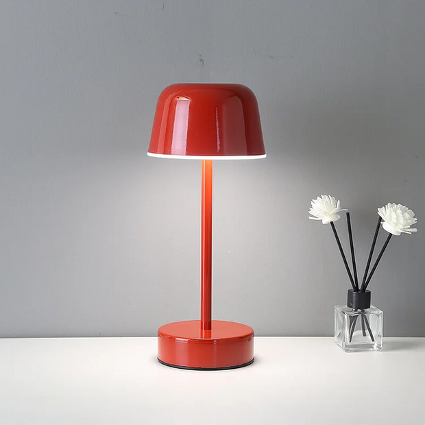 Elevate your space with the Prisma Pulse Flare table lamp - A stylish rechargeable lamp with customizable brightness
