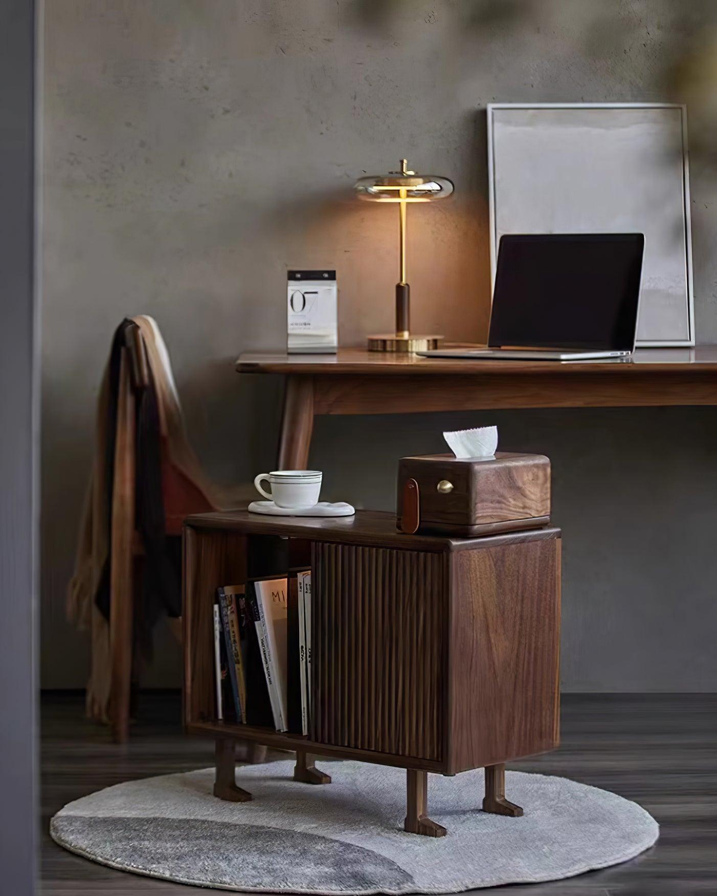 Lampe de Table Contemporaine Ronaldo – Design Élégant en Métal et Verre LED avec une Lumière Douce