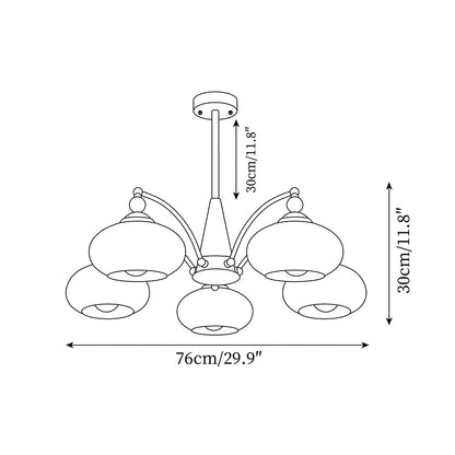 Victorian elegance meets modern craftsmanship: the Melodica retro chandelier