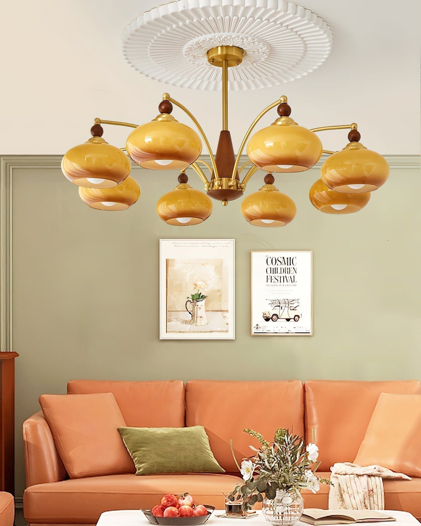 Victorian elegance meets modern craftsmanship: the Melodica retro chandelier
