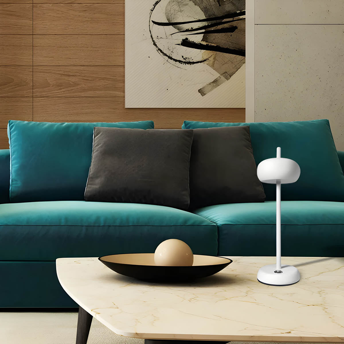 Lampe de table LED Rine – Design moderne élégant avec éclairage personnalisable