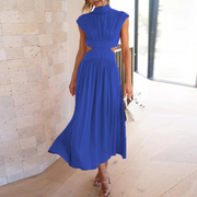 Elegant Long Maxi Dress with Embellishments – 100% Polyester, Perfect for All Occasions