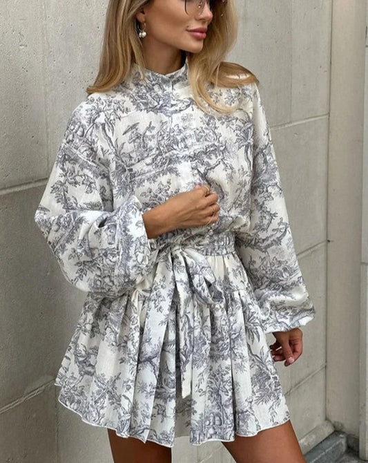 Robe Midi ÉléGante en Polyester Inspirée du Vintage – Idéale pour Toutes les Occasions