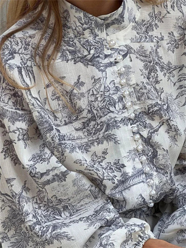 Robe Midi ÉléGante en Polyester Inspirée du Vintage – Idéale pour Toutes les Occasions