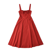 Elegant Sleeveless Midi Dress in Polyester – Ideal for All Occasions