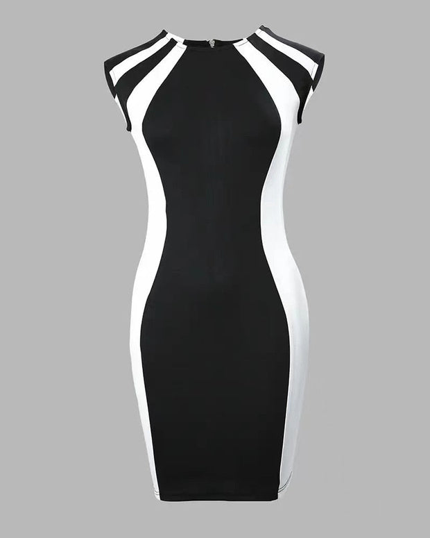 Elegant Midi Dress in 100% Polyester – Ideal for All Occasions