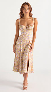 Chic Women's Midi Dress with Corset - Elegant and Comfortable for All Occasions