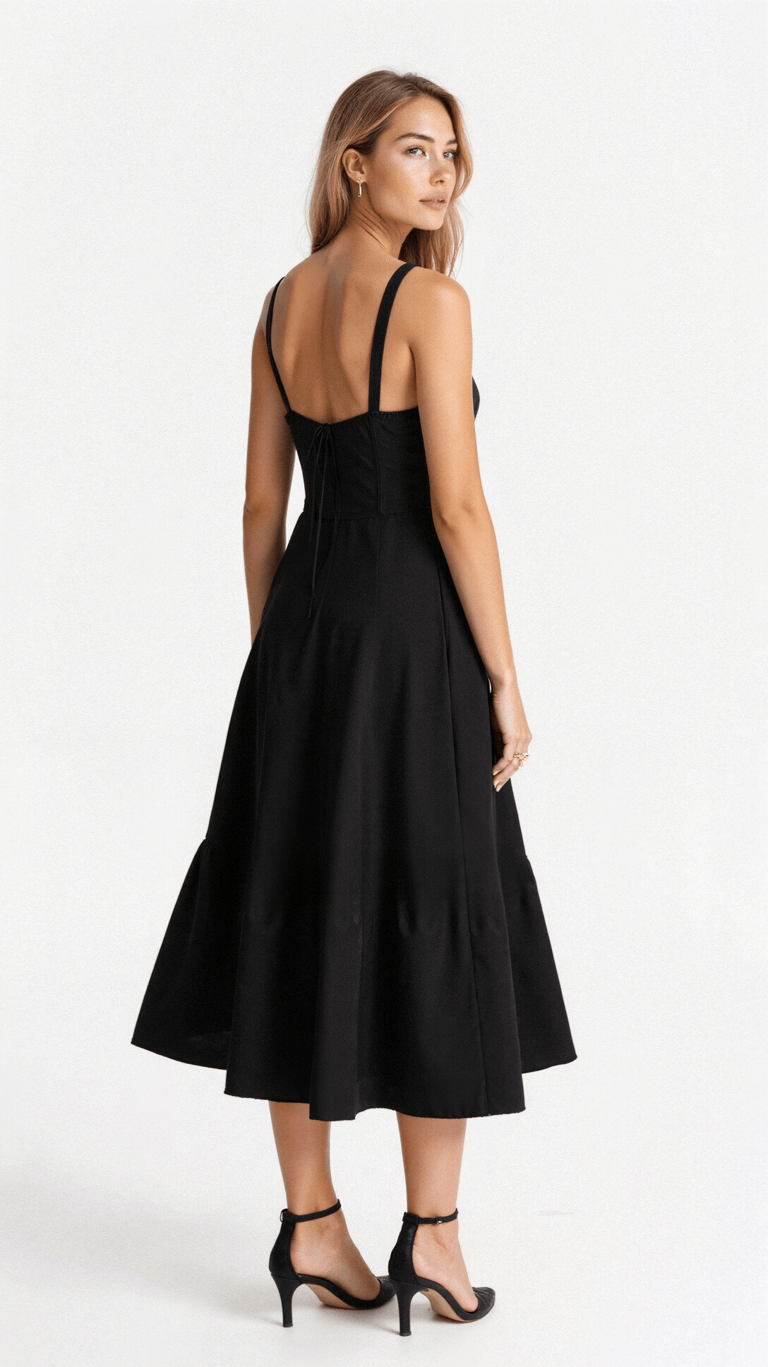 Robe Midi Femme Chic avec Corset - Élégante et Confortable pour Toutes les Occasions