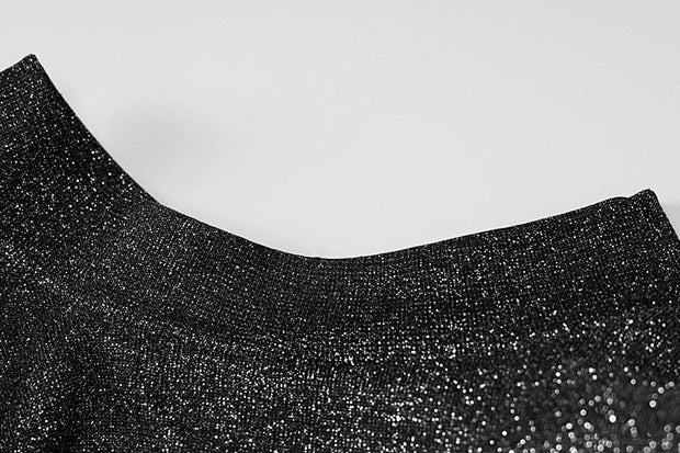 Elegant Cocktail Dress in Polyester with Chain Details – Versatile Evening Dress Available in Multiple Sizes