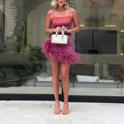 Robe de Soirée Halter en Paillettes Élégante – Robe Longue Femme en Mélange de Polyester avec Élastique, Confort et Style