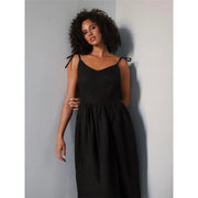 Backless Cotton Dress – Elegant and Comfortable for All Occasions