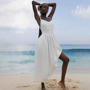 Backless Cotton Dress – Elegant and Comfortable for All Occasions