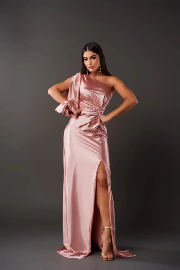 Elegant mauve dress - timeless sophistication for all your special occasions