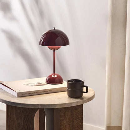 Lampe de table sans fil Flowerpot V2 emblématique de Verner Panton – Une lumière élégante pour tout espace