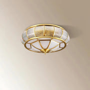 Round and elegant textured glass LED ceiling light – Perfectly modern for your bedroom and living room