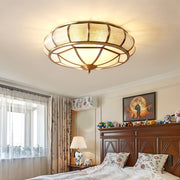 Round and elegant textured glass LED ceiling light – Perfectly modern for your bedroom and living room