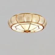 Round and elegant textured glass LED ceiling light – Perfectly modern for your bedroom and living room