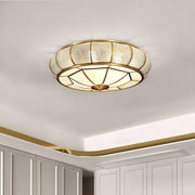 Round and elegant textured glass LED ceiling light – Perfectly modern for your bedroom and living room