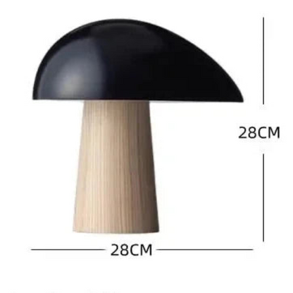 Lampe de table Juno LED élégante – Design scandinave moderne en bois et métal