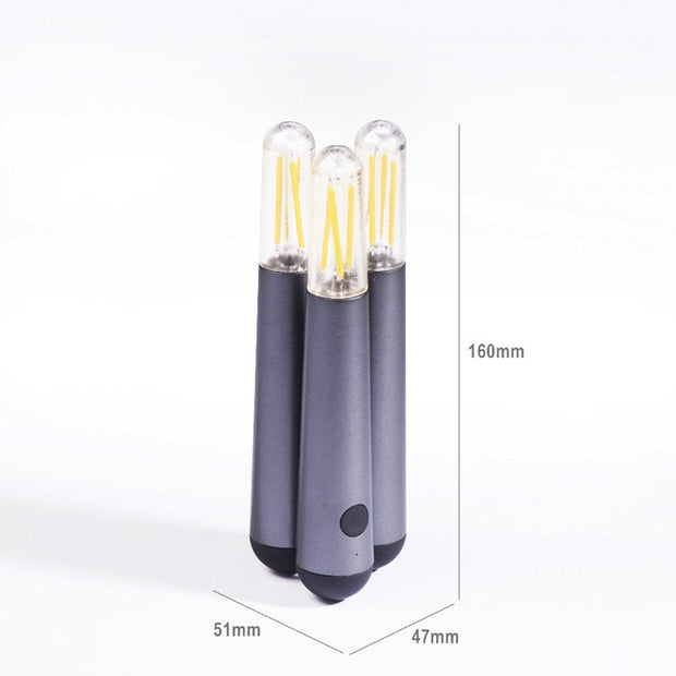 Portable LED glow sticks – Charming decorative lighting for a warm table ambiance