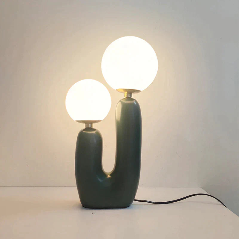 Tafellamp van glas geïnspireerd op cactussen – Elegante en eigentijdse verlichting voor uw ruimte