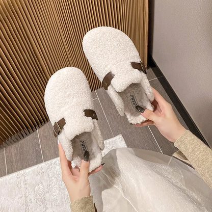 Chaussons en peau de mouton luxueux et douillets – Parfaitement chauds et confortables pour l'hiver !