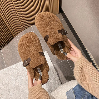 Chaussons en peau de mouton luxueux et douillets – Parfaitement chauds et confortables pour l'hiver !