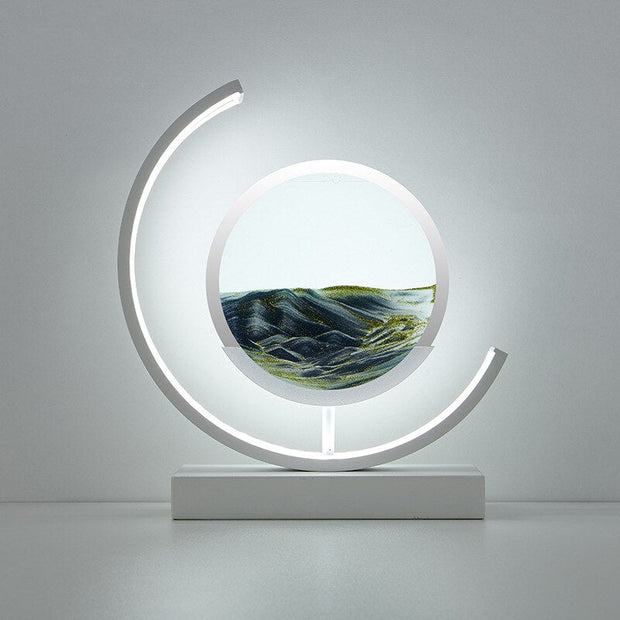 Enchanting 3D Sand LED Table Lamp - Breathtaking Natural Ambiance